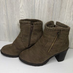Twisted Brand Booties Knitted Cuff Size 7